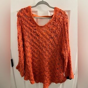 Burnt Orange Free People Sweater